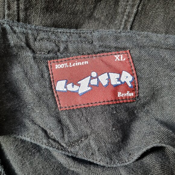 Luzifer 100% Linen Vintage Lagenlook Maxi Skirt Berlin, Germany - Size L - Picture 5 of 9